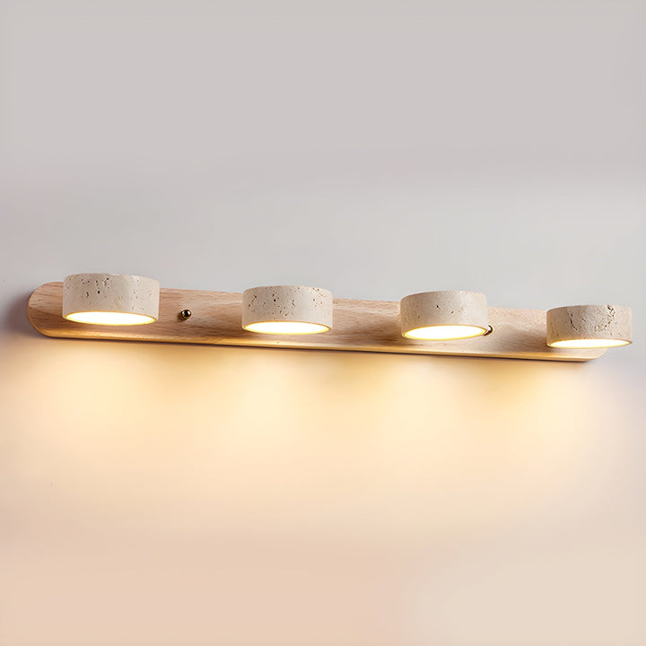 Travertine Duo Rechargeable Wall Light