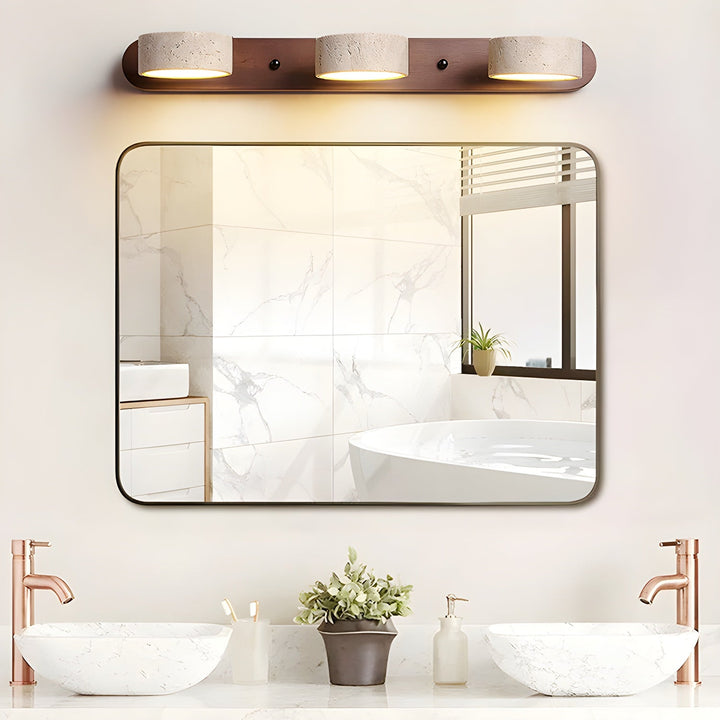 Travertine Duo Rechargeable Wall Light