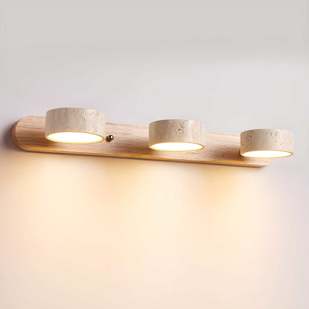 Travertine Duo Rechargeable Wall Light