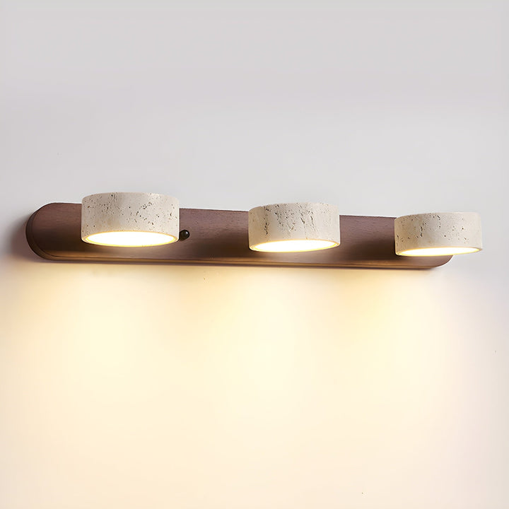 Travertine Duo Rechargeable Wall Light