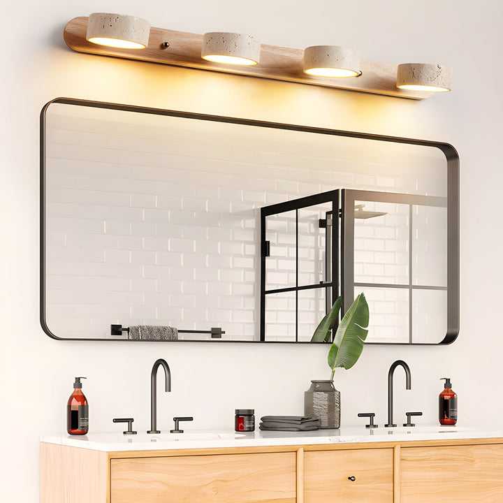 Travertine Duo Rechargeable Wall Light