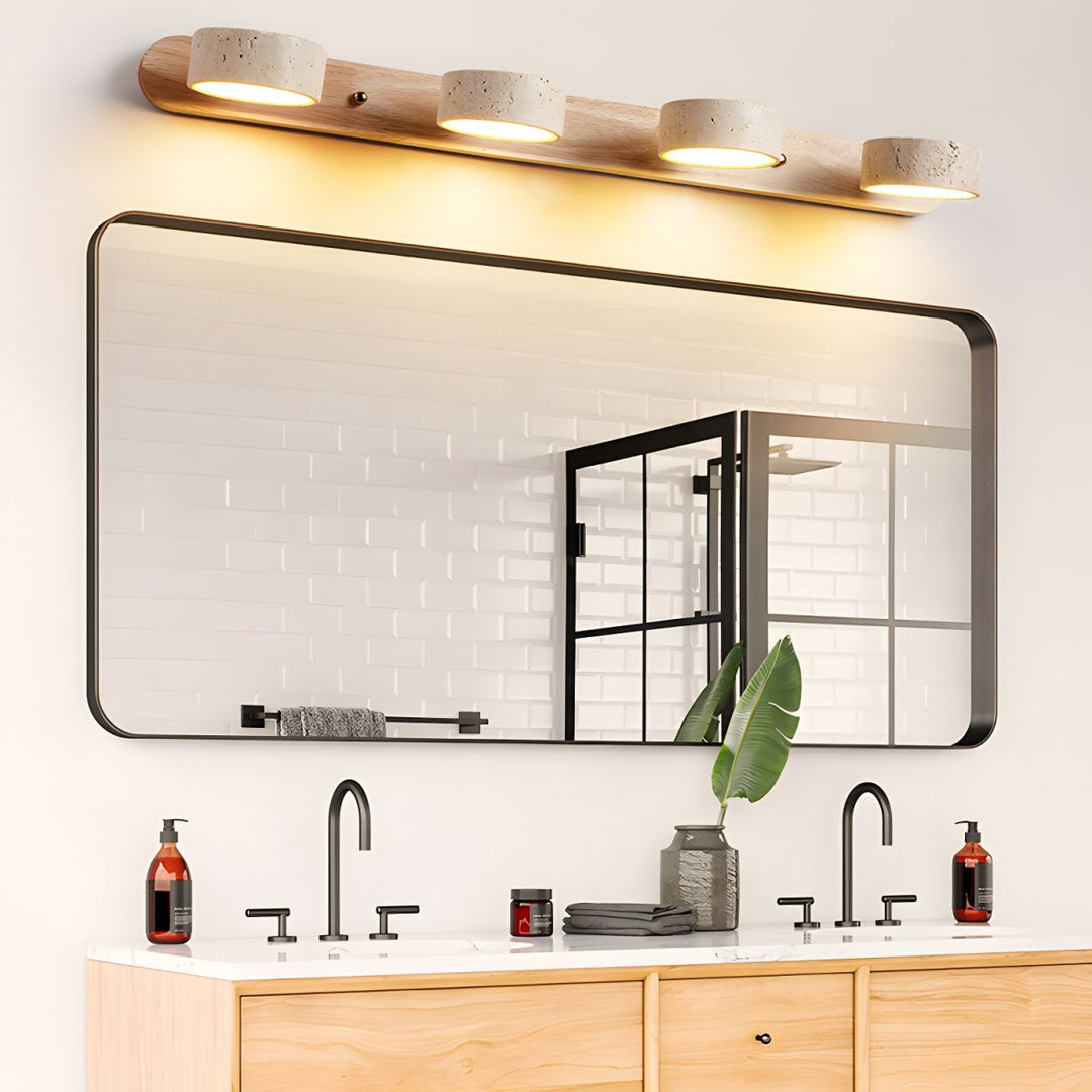 Travertine Duo Rechargeable Wall Light