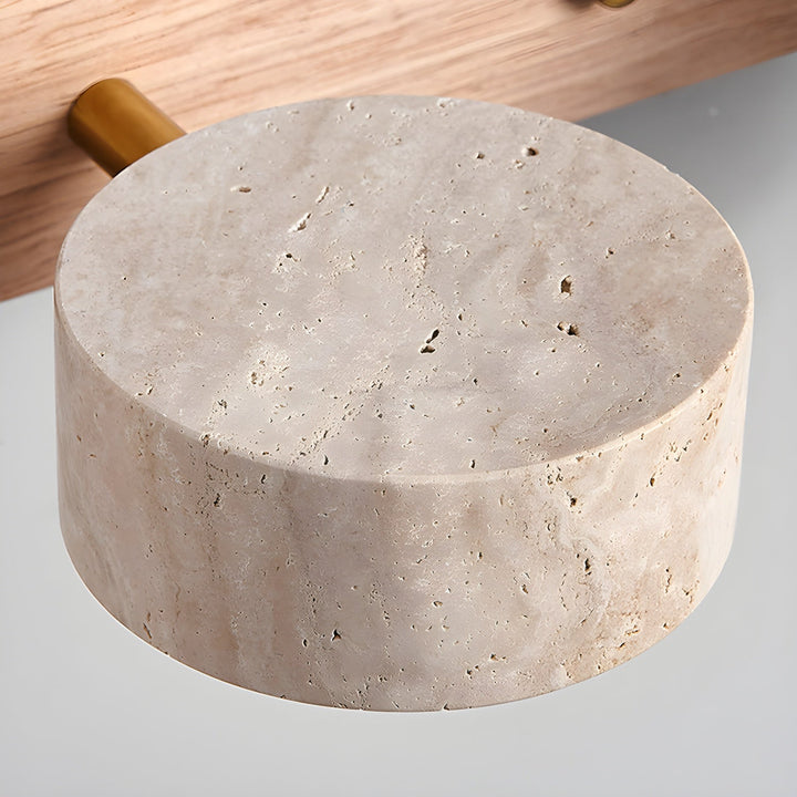 Travertine Duo Rechargeable Wall Light