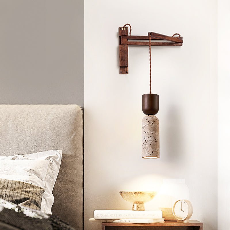 Travertine Fusion Wall Sconce