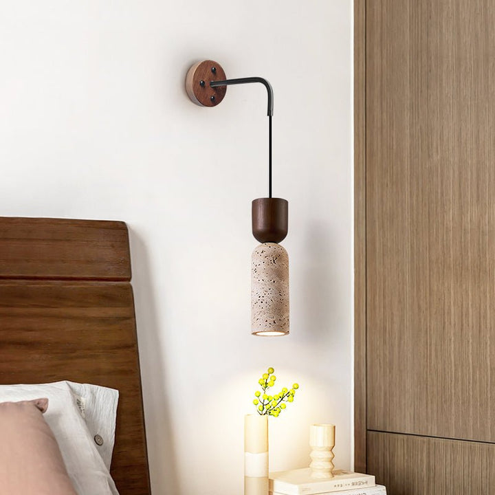 Travertine Fusion Wall Sconce