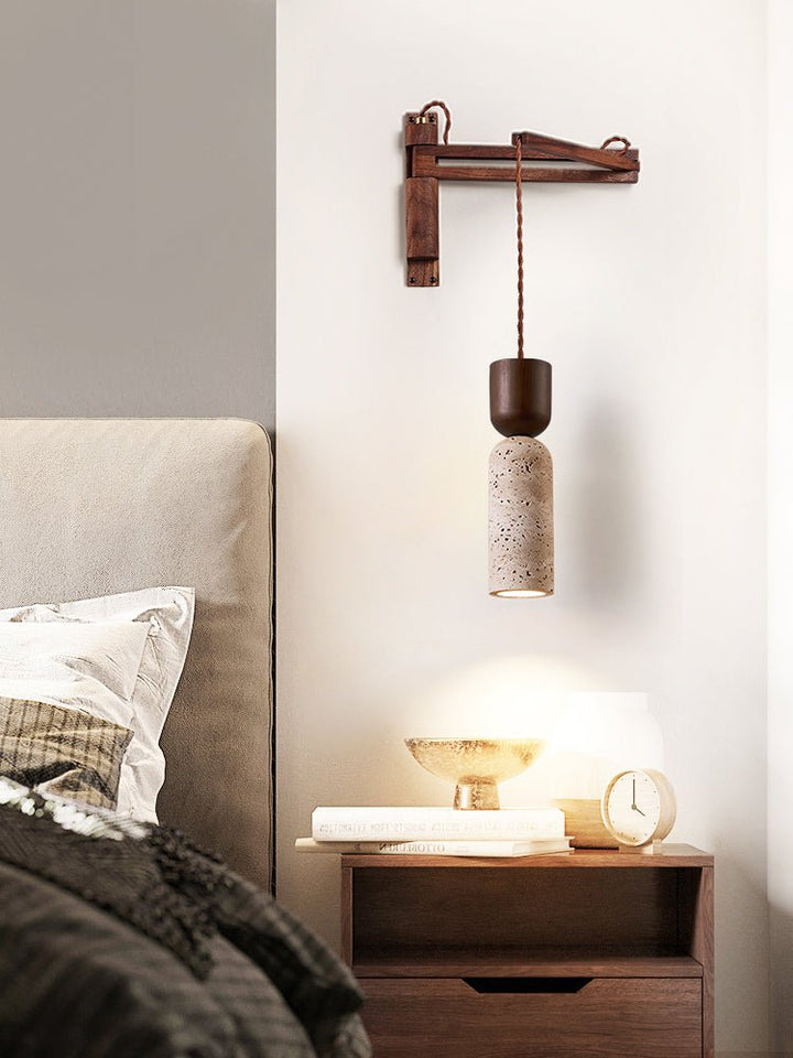 Travertine Fusion Wall Sconce