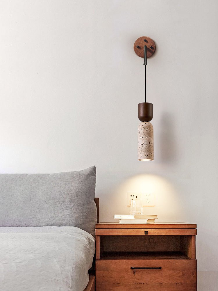 Travertine Fusion Wall Sconce