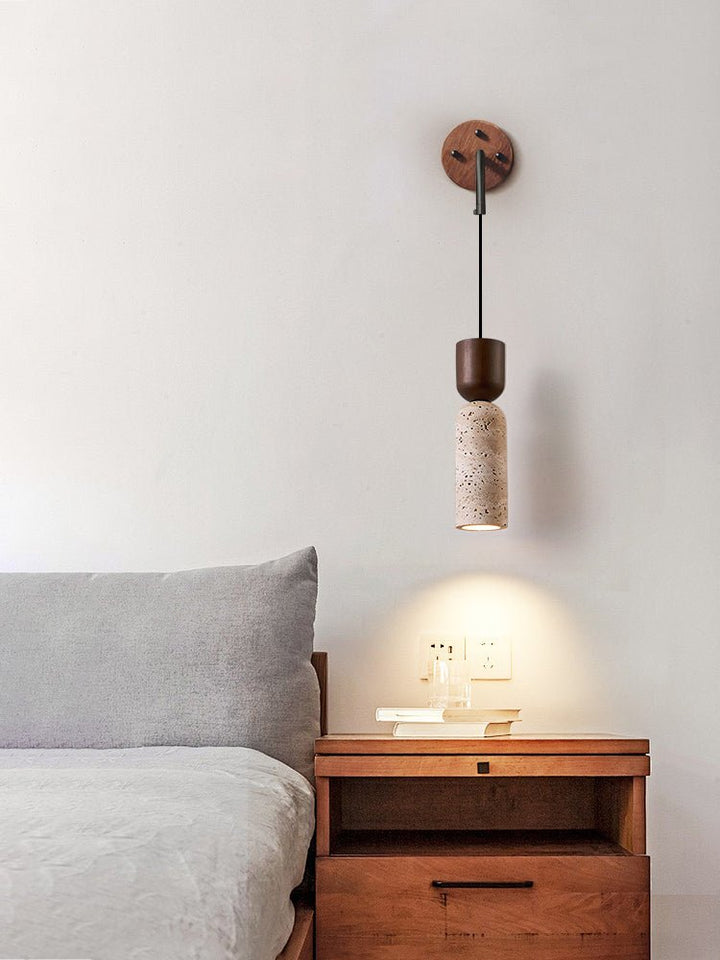 Travertine Fusion Wall Sconce