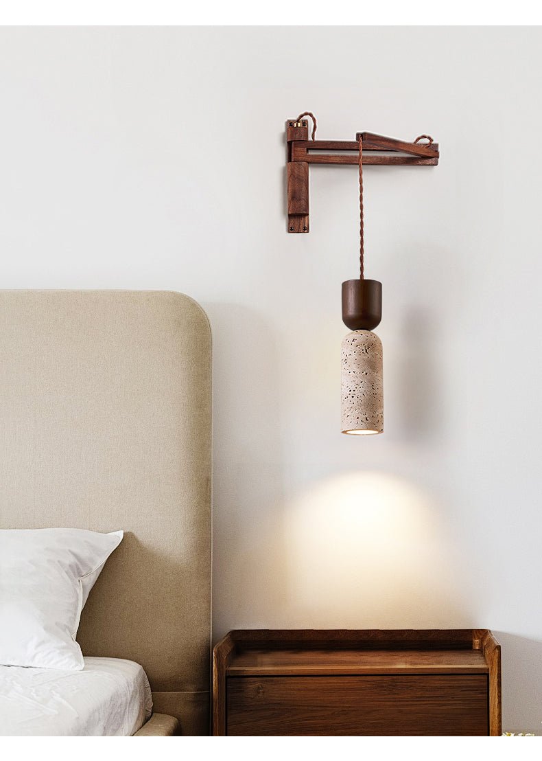 Travertine Fusion Wall Sconce