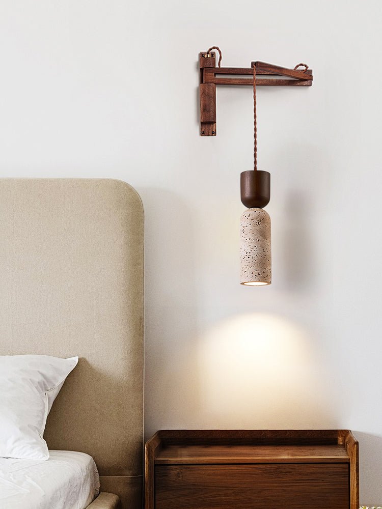 Travertine Fusion Wall Sconce
