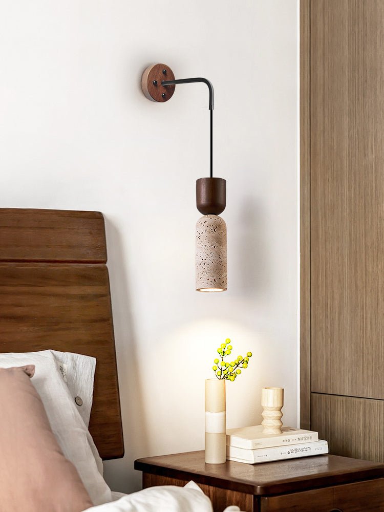 Travertine Fusion Wall Sconce