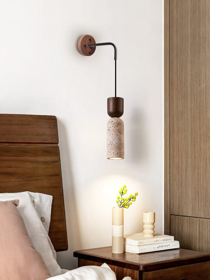 Travertine Fusion Wall Sconce