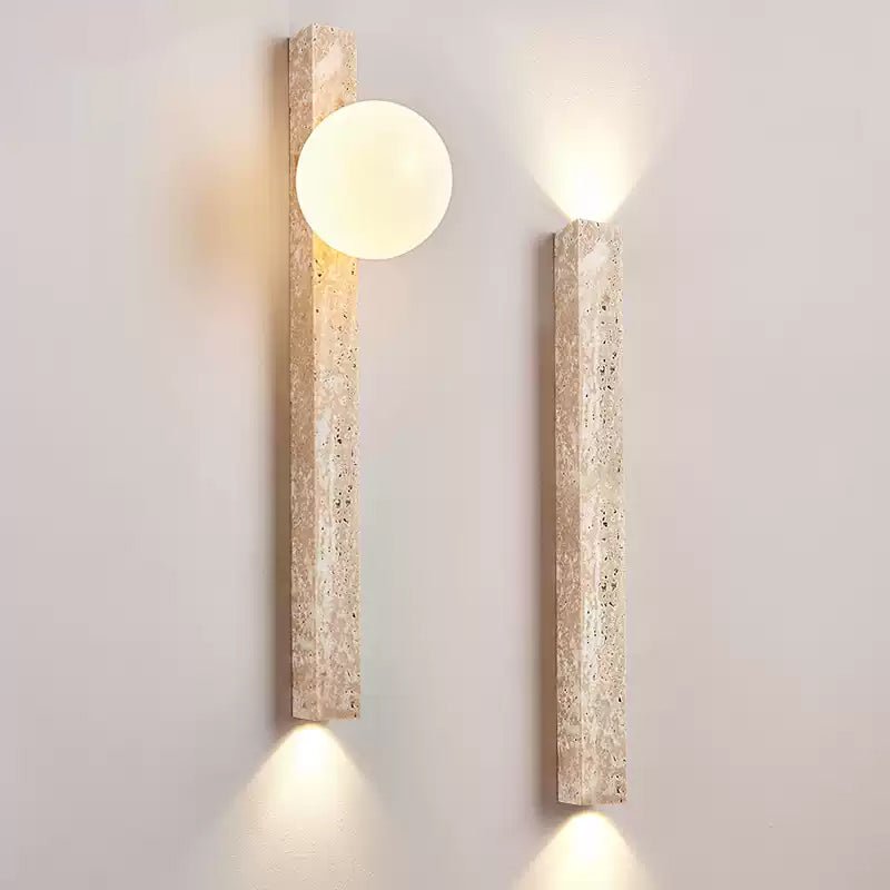 Travertine Stripe Wall Sconce