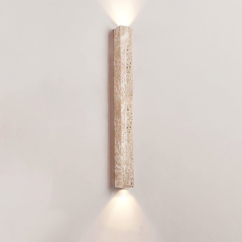 Travertine Stripe Wall Sconce