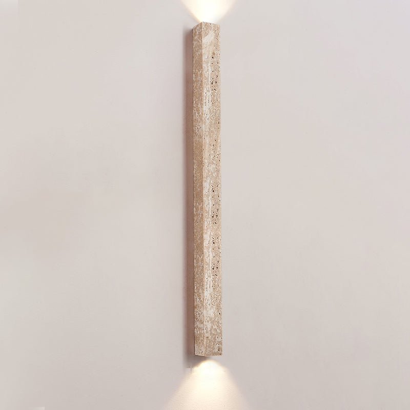 Travertine Stripe Wall Sconce
