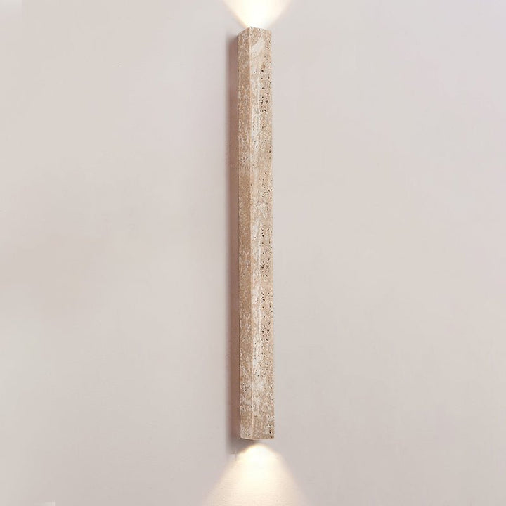 Travertine Stripe Wall Sconce