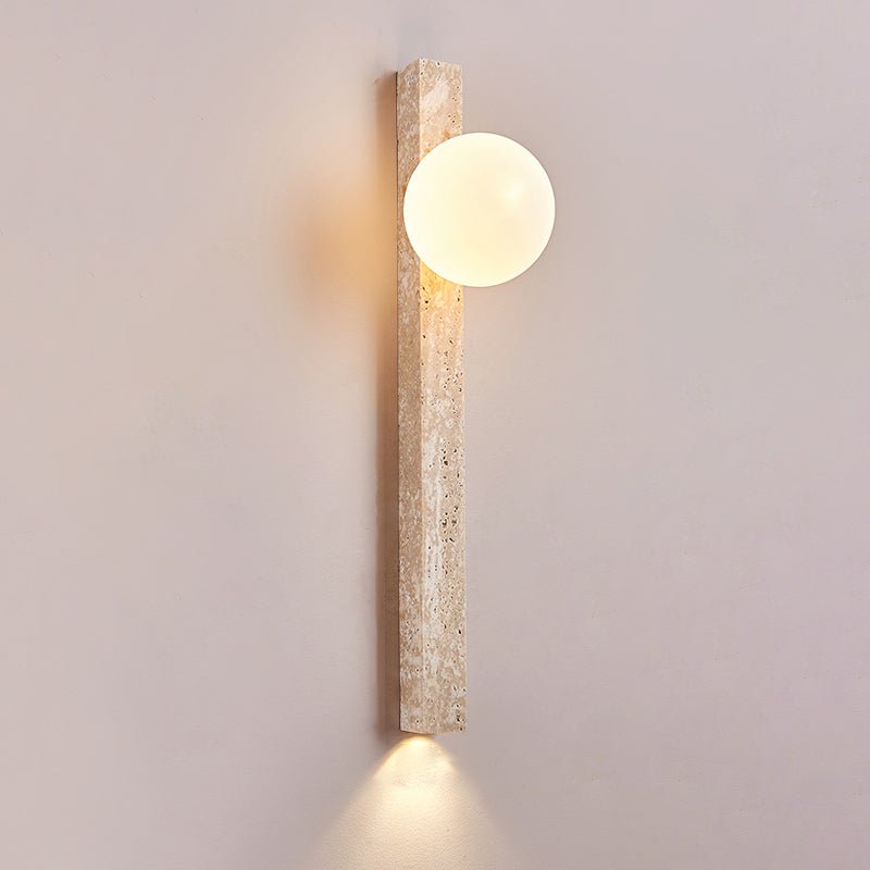 Travertine Stripe Wall Sconce