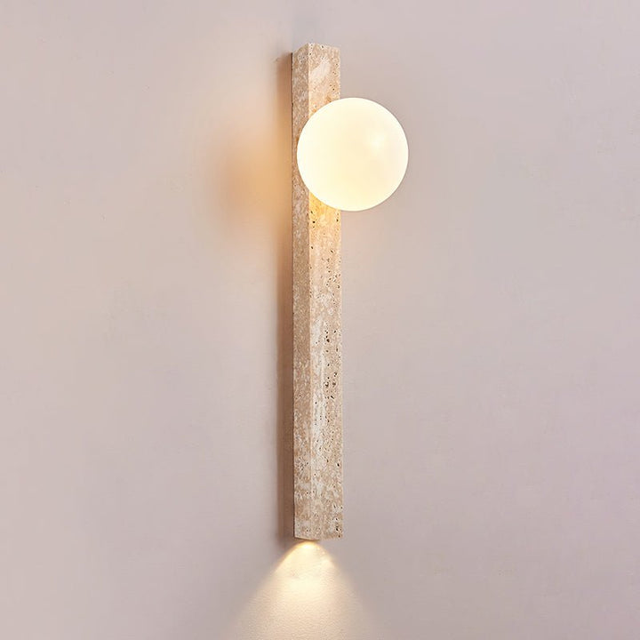 Travertine Stripe Wall Sconce