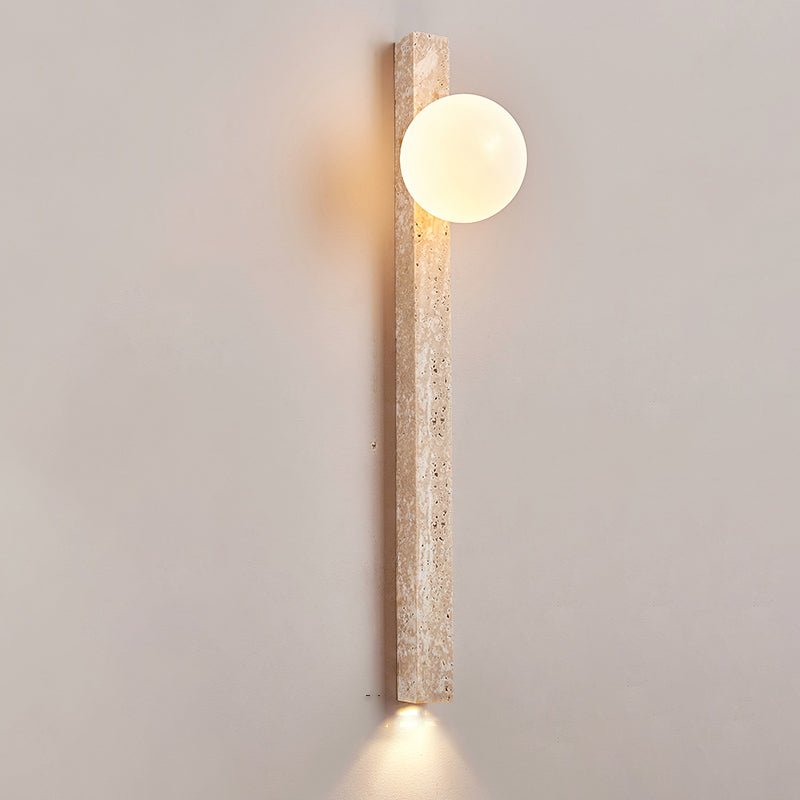 Travertine Stripe Wall Sconce