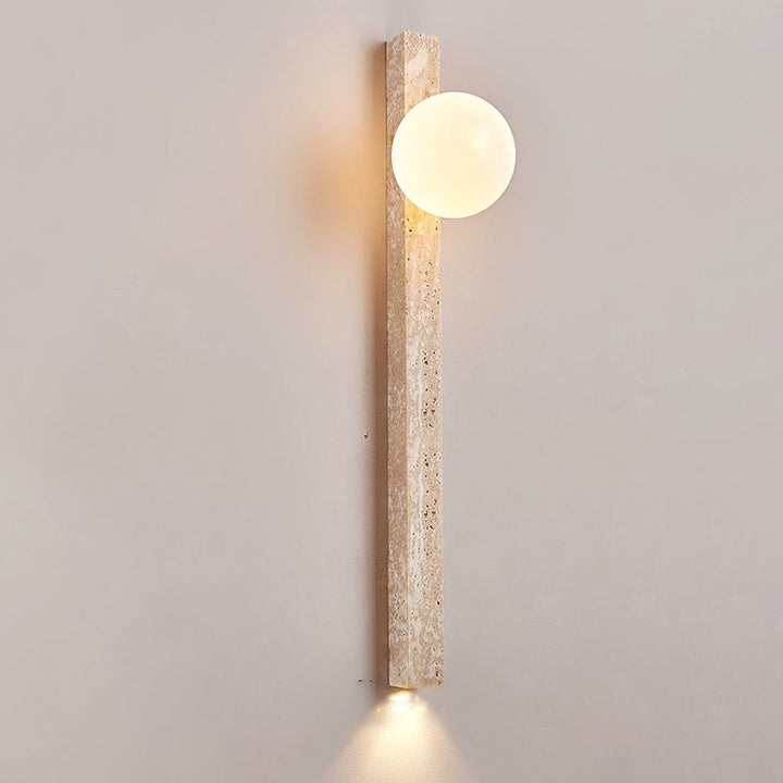 Travertine Stripe Wall Sconce