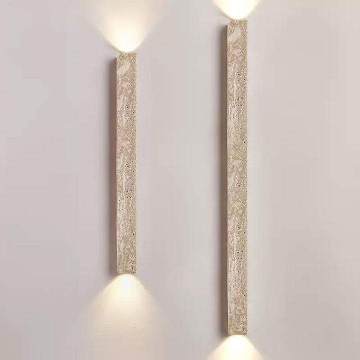 Travertine Stripe Wall Sconce