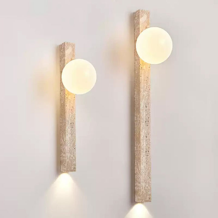 Travertine Stripe Wall Sconce
