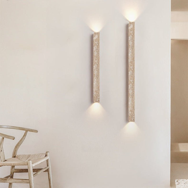 Travertine Stripe Wall Sconce