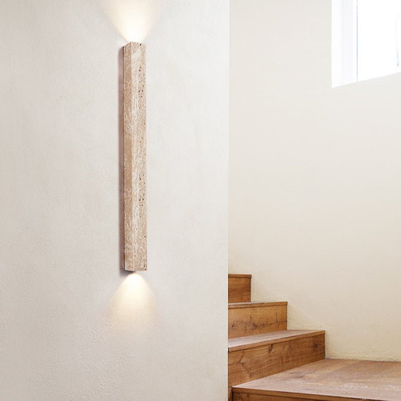 Travertine Stripe Wall Sconce