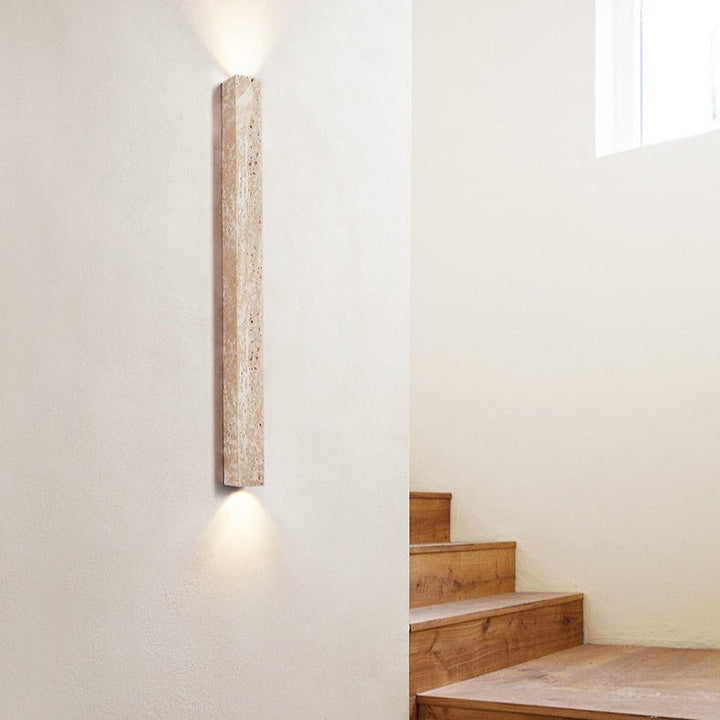 Travertine Stripe Wall Sconce