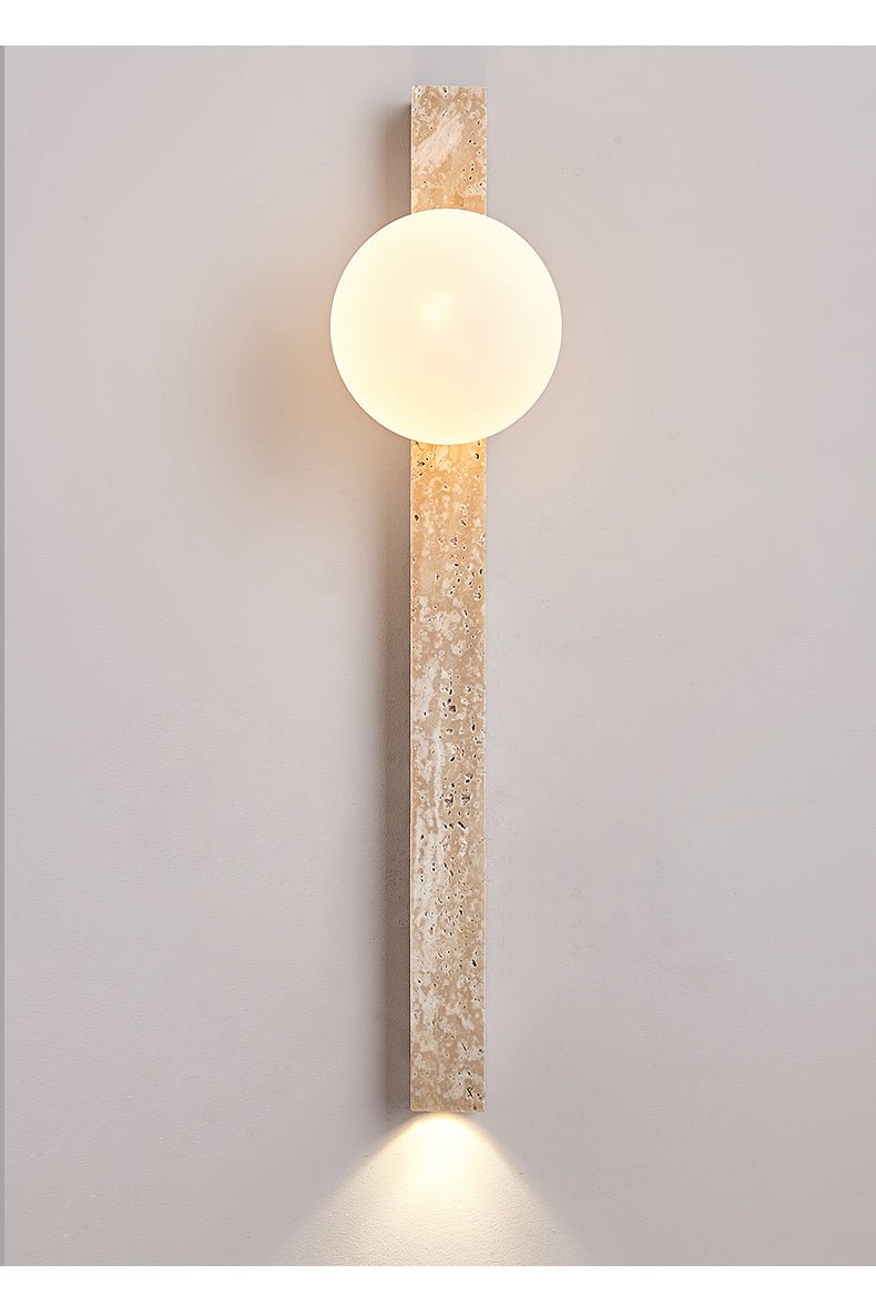 Travertine Stripe Wall Sconce
