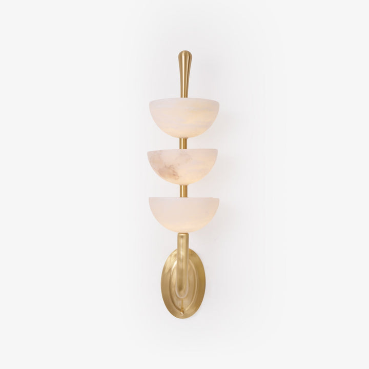 Triple Alabaster Wall Sconce