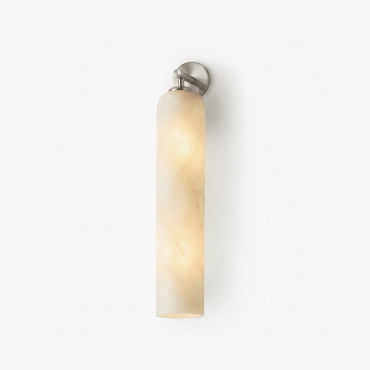 Tube Alabaster Wall Sconce