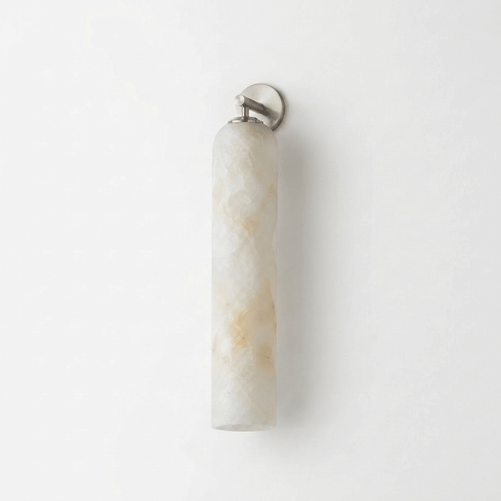 Tube Alabaster Wall Sconce