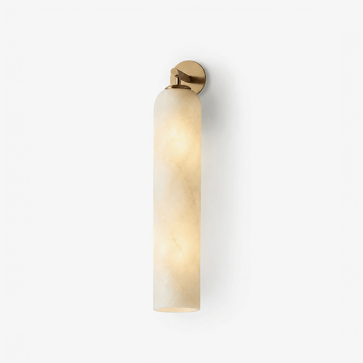 Tube Alabaster Wall Sconce