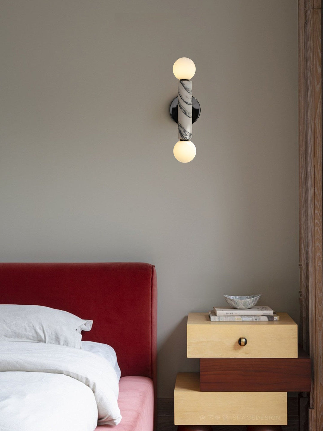 Obelisk Orb Sconce