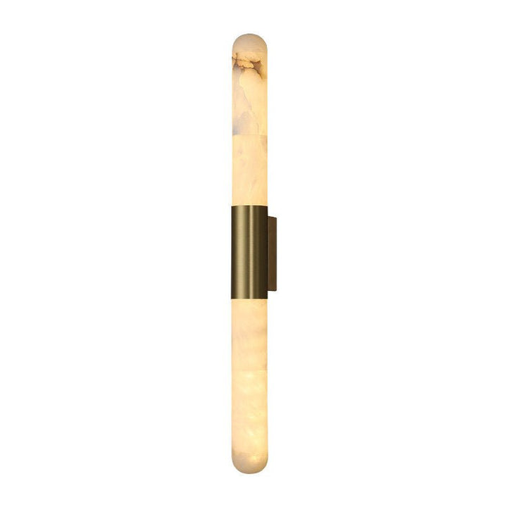 Velin Alabaster Tube Wall Sconce