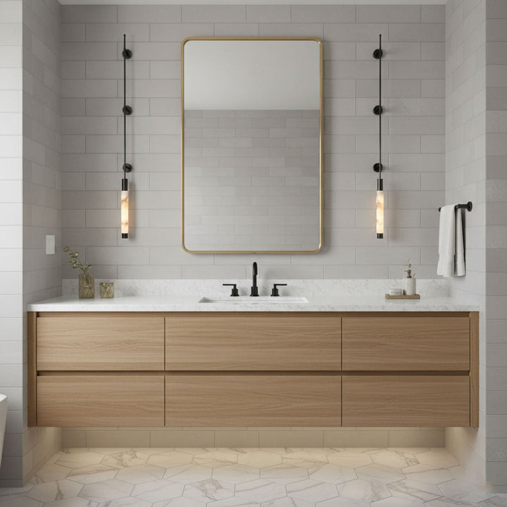 Verita Alabaster Wall Sconce
