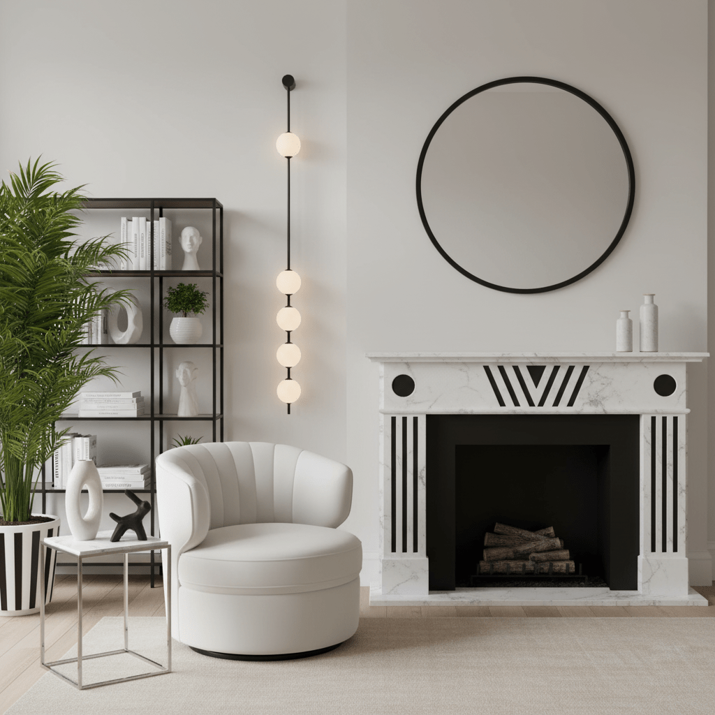 Vertical Balls Wall Lamp