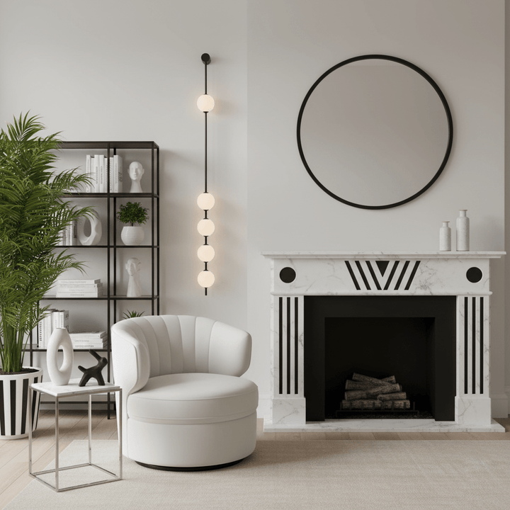 Vertical Balls Wall Lamp