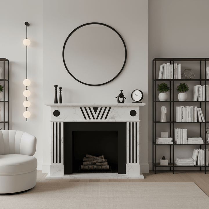 Vertical Balls Wall Lamp