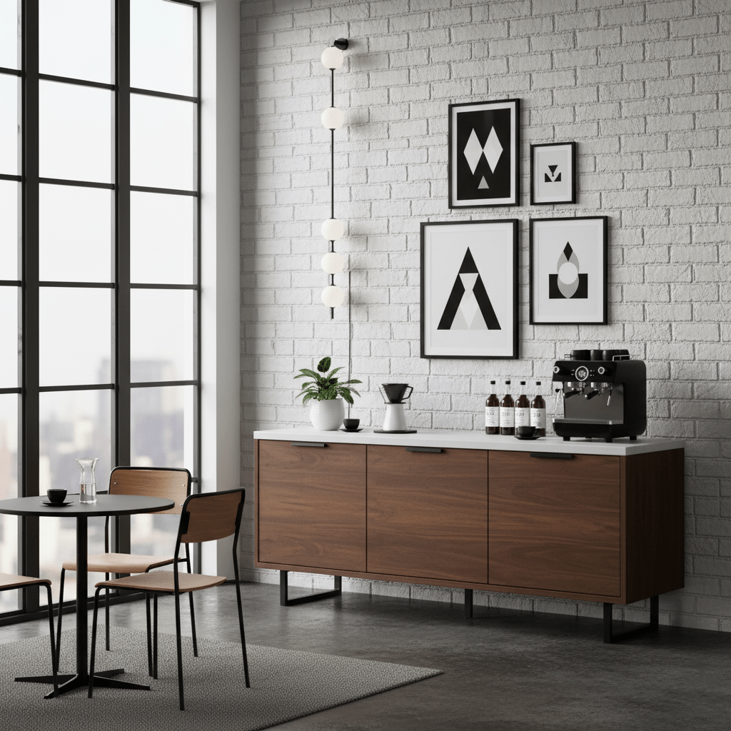 Vertical Balls Wall Lamp