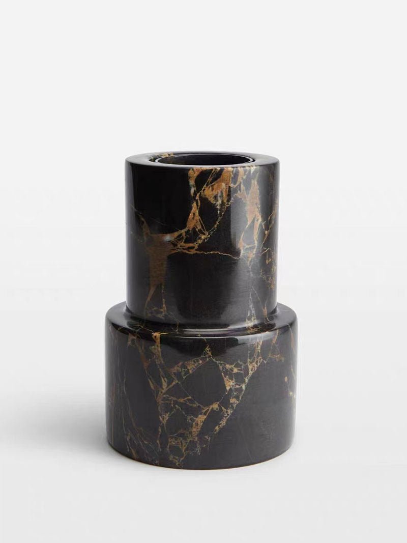 Vetra Noir Marble Vase