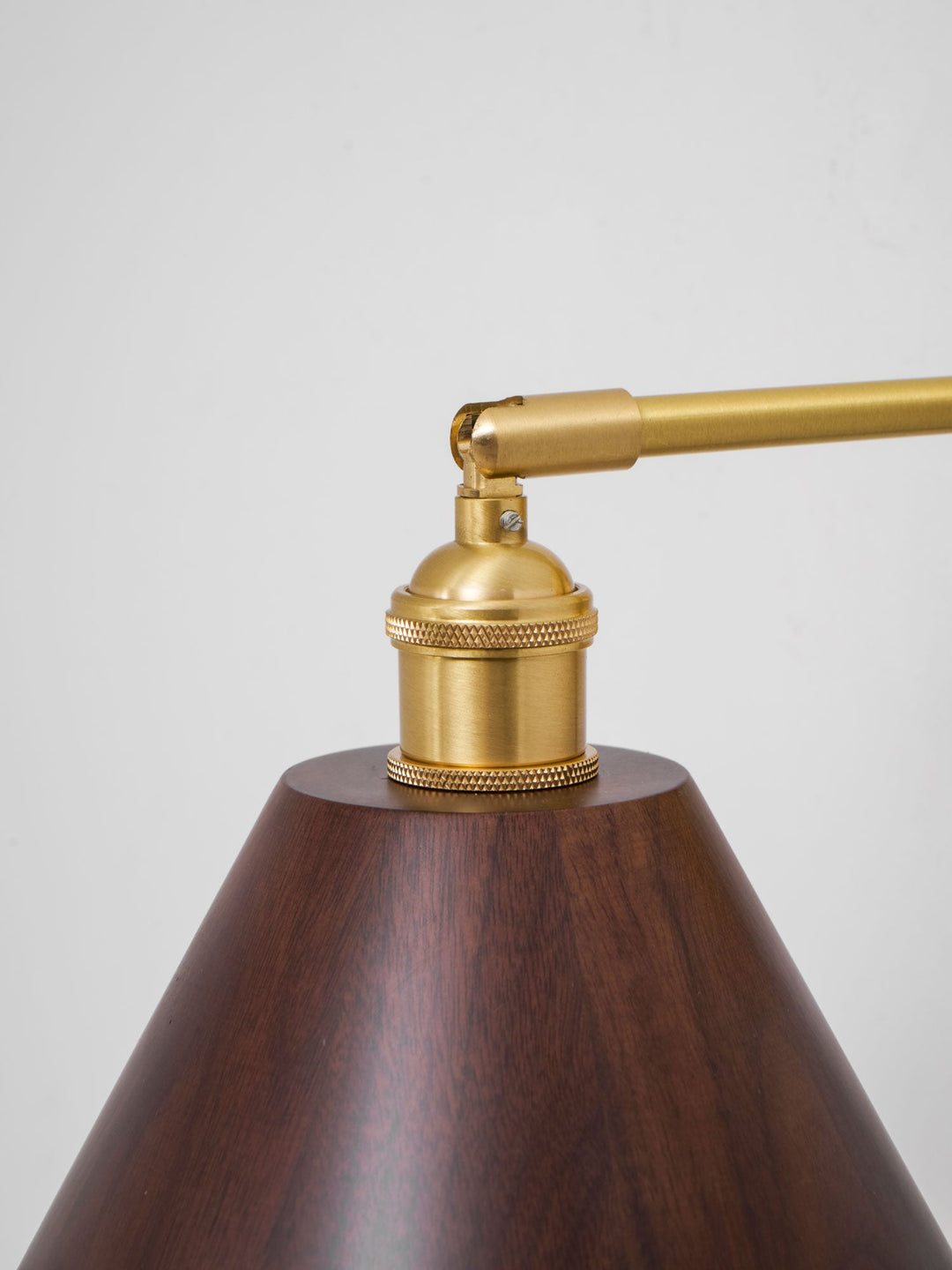 Vintage Wood Plug-in Wall Lamp