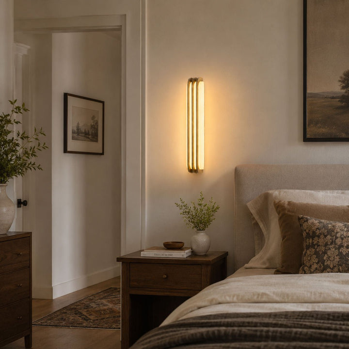 Virex Layered Alabaster Wall Light