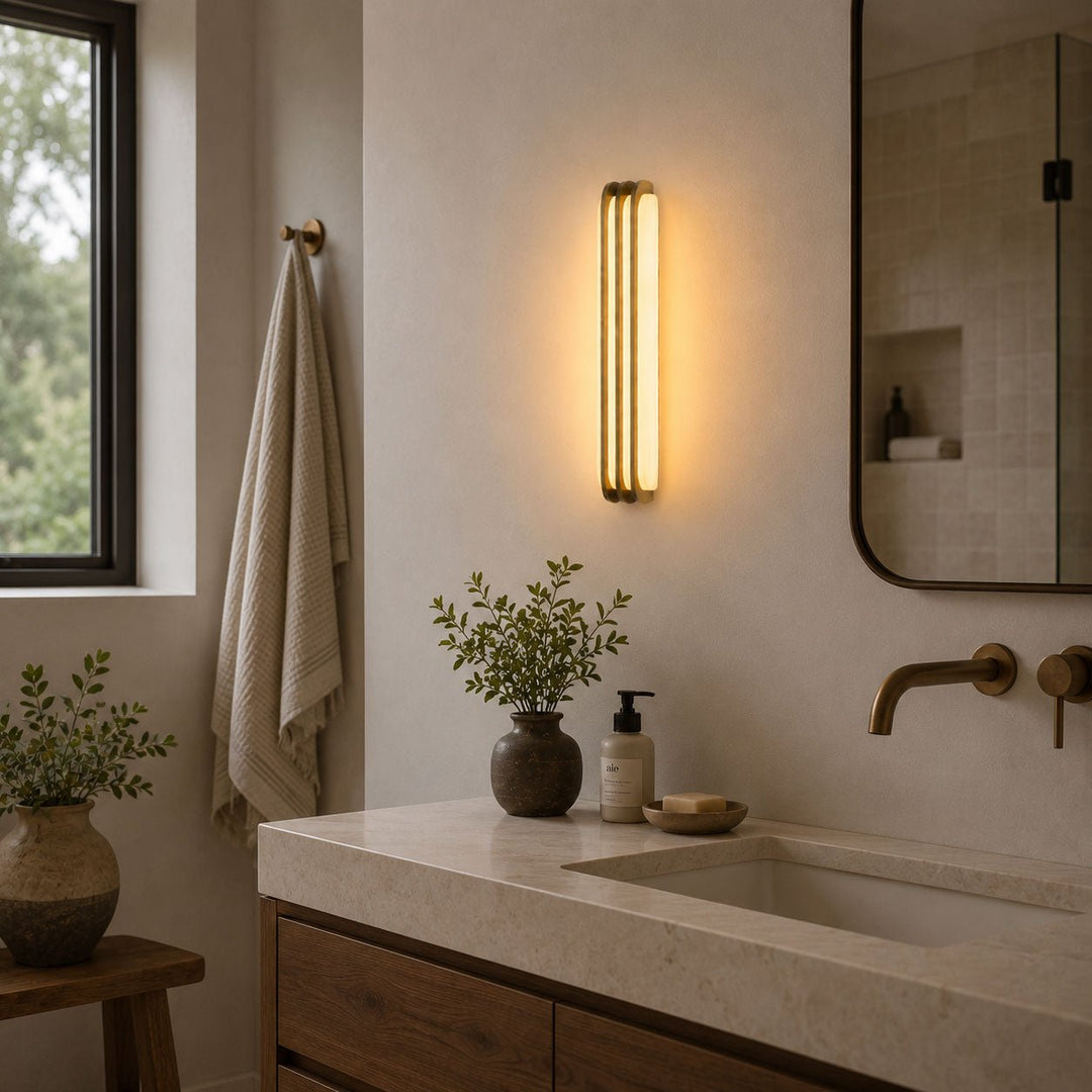 Virex Layered Alabaster Wall Light