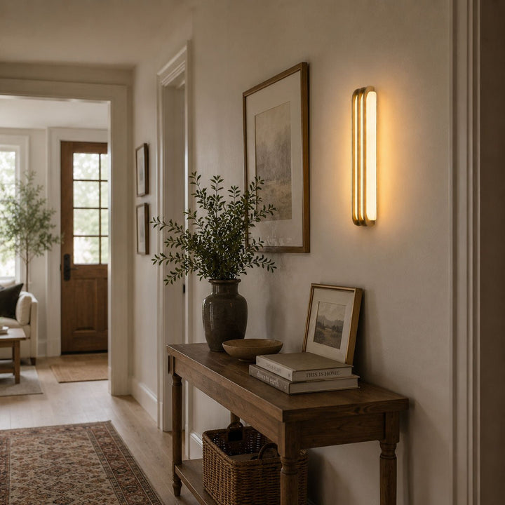 Virex Layered Alabaster Wall Light