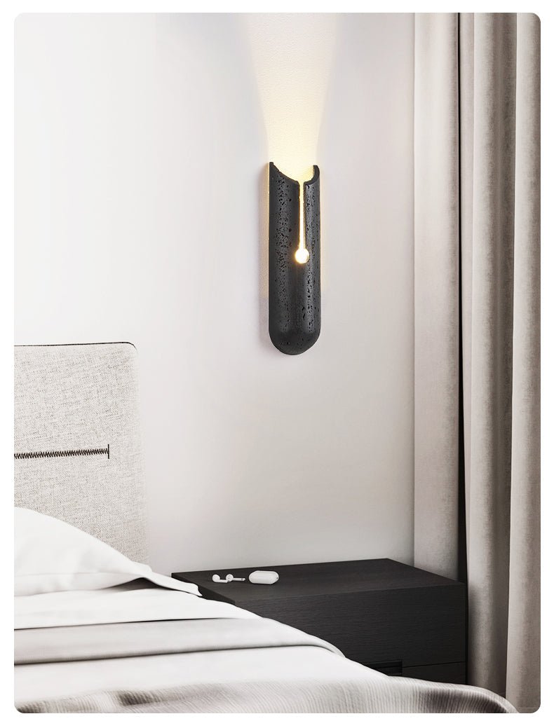 Vulca Split Stone Wall Light