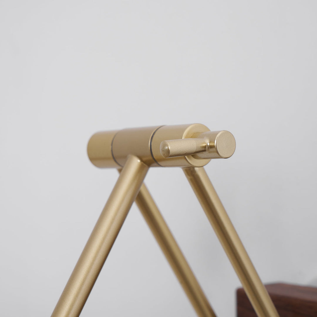 Walnut Color Linear Adjustable Wall Light