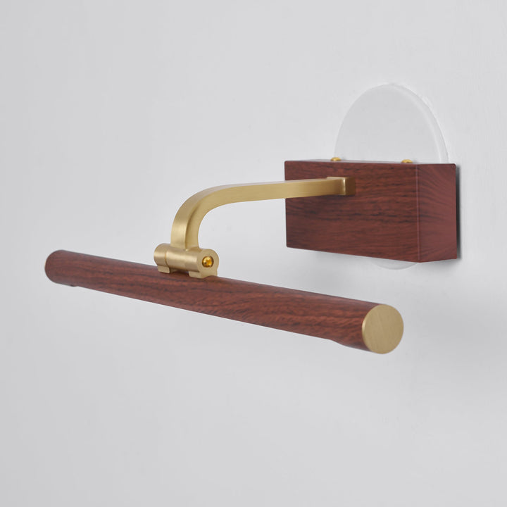 Walnut Color Linear LED Wall Light