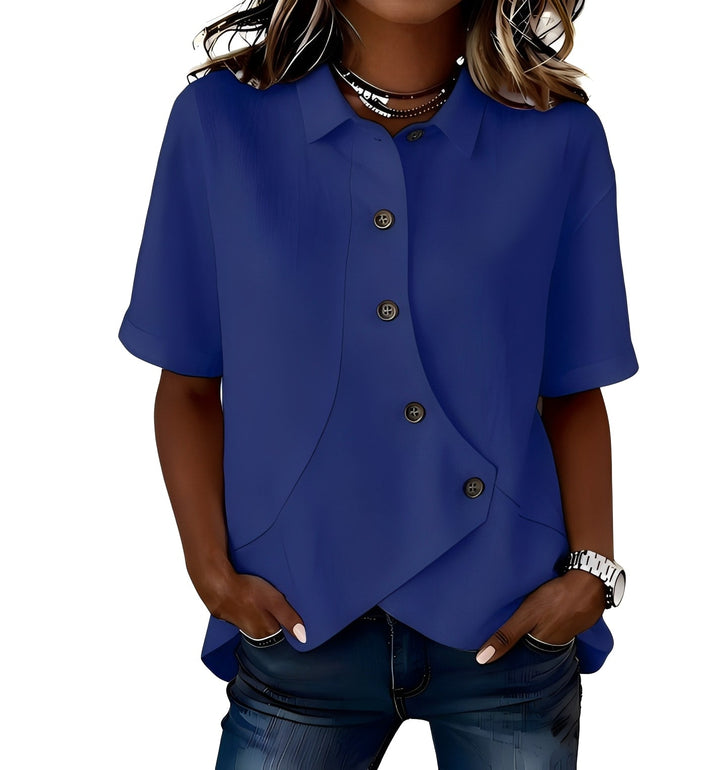 LINNENMIX SHIRT VOOR VROUWEN